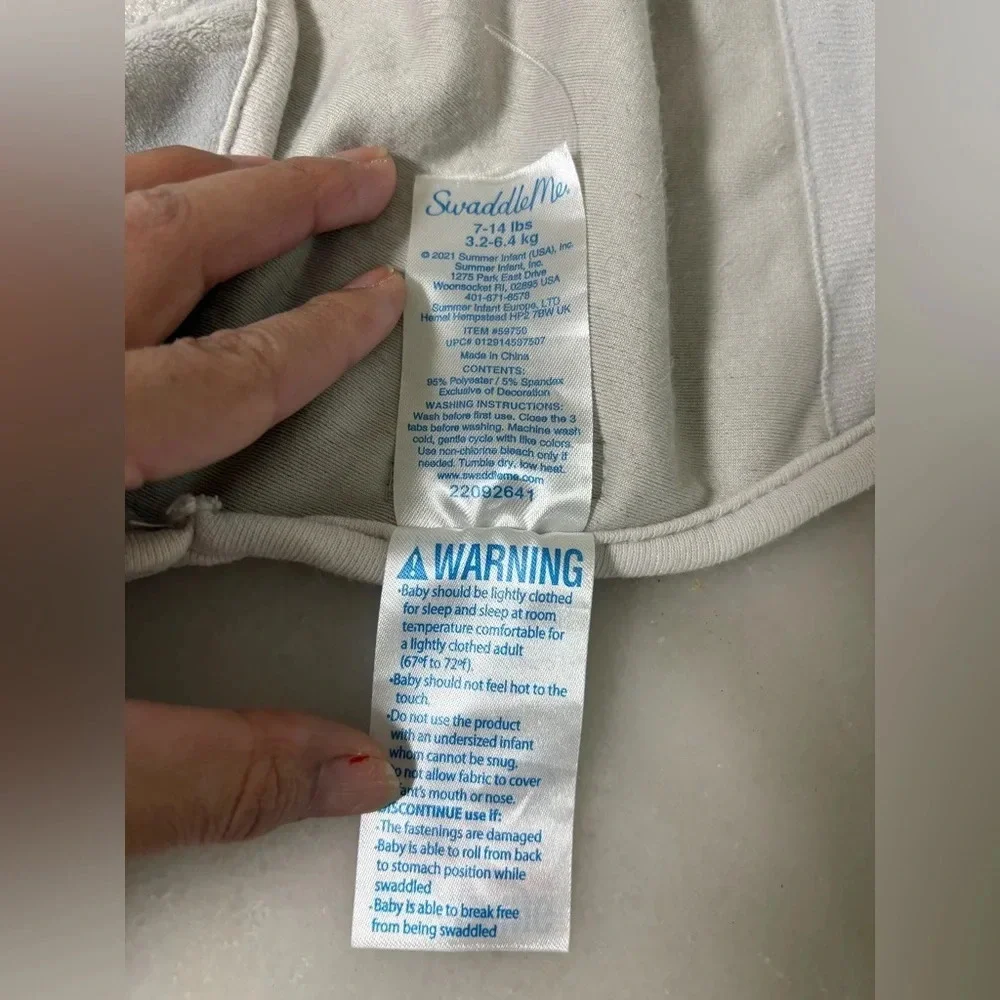Gray Baby Swaddle OS